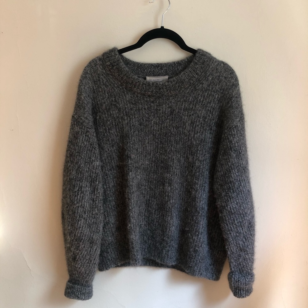 Everlane women’s oversized alpaca sweater